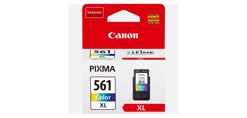 Cartouche Canon CL-561 XL couleur haute capacité pour imprimante jet d'encre