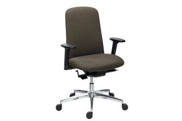 Office chair Savino - without head support - fabric 