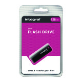 <strong>Integral USB Flash Drive 128GB USB 2.0 (USB-A) Black</strong>