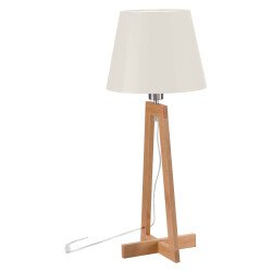 Lampe de bureau Led Woody - Aluminor - 7 W - E27 - Naturel