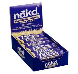 Bar dried fruit "Blueberry muffin" gluten-free Nakd - box of 18 bars