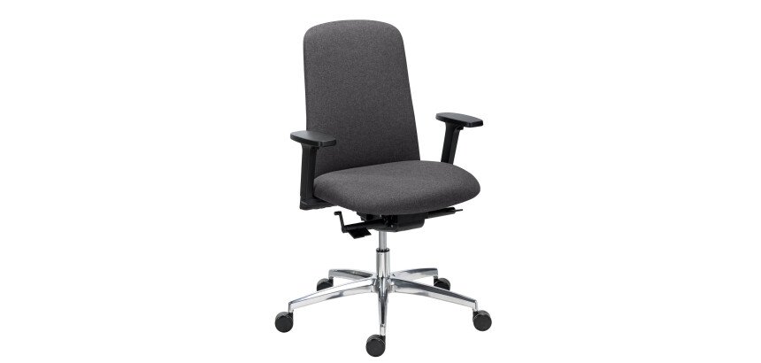 Office chair Savino - without head support - fabric 