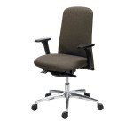 Chaise de bureau SAVINO - dossier bas tissu