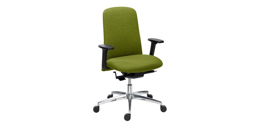 Chaise de bureau SAVINO - dossier bas tissu