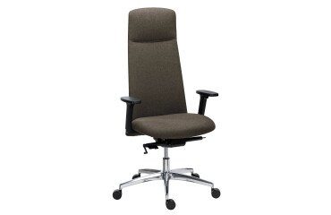 Office chair Savino - with head support - fabric