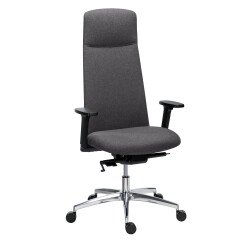 Office chair Savino - with head support - fabric
