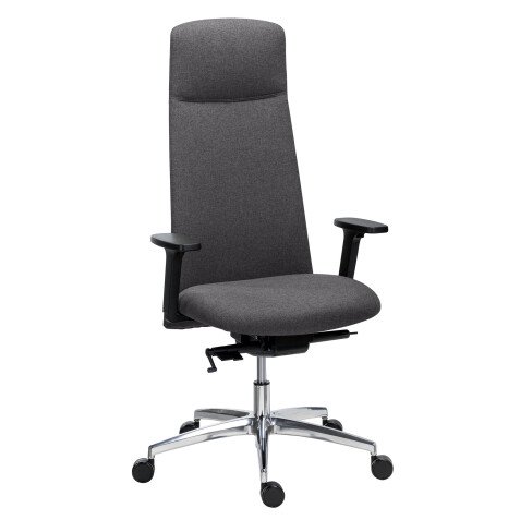 Office chair Savino - with head support - fabric