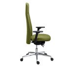 Chaise de bureau SAVINO - dossier haut tissu