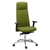 Chaise de bureau SAVINO - dossier haut tissu