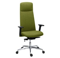 Chaise de bureau SAVINO - dossier haut tissu