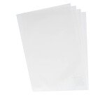 Chemise coin A4 polypropylène grainé 12/100e coloris assorti - paquet de 25