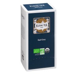 Black tea Earl Grey Bio Kusmi Tea - box with 25 biodegradable bags