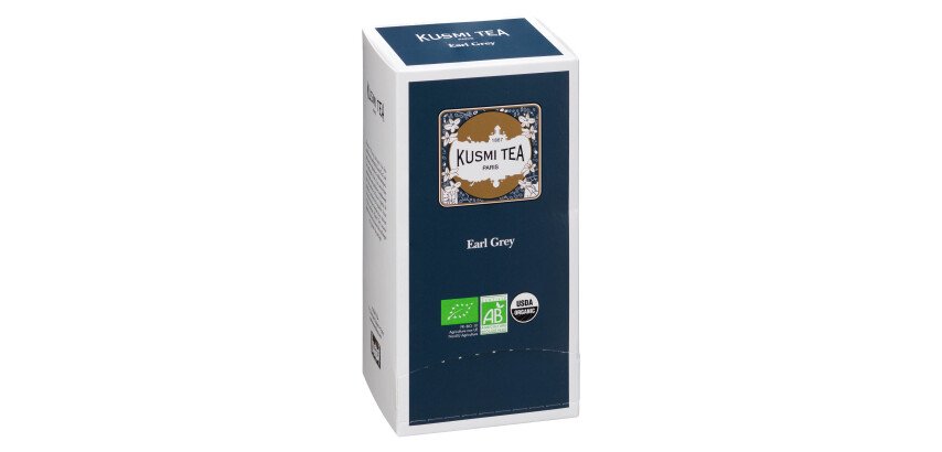 Té Negro Kusmi Orgánico Earl Grey - Caja de 25 bolsas