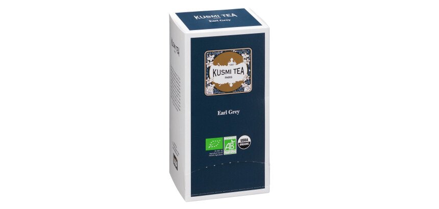 Thé noir Earl Grey Bio Kusmi Tea - Boîte de 25  sachets