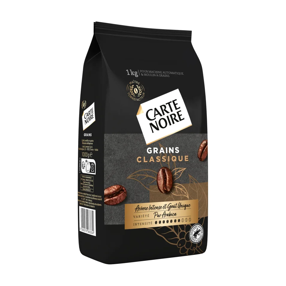 Café en grains Carte Noire Classique - Paquet de 1 kg sur