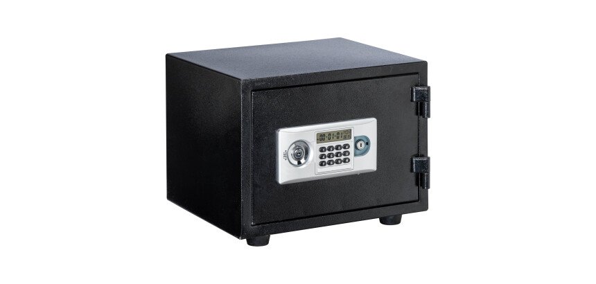 Coffre-fort ignifuge serrure mixte électronique et clé H33 cm