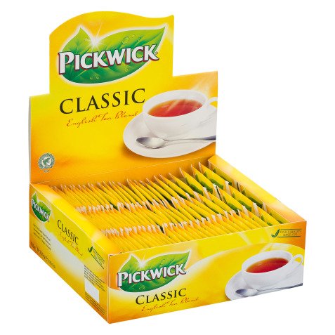 Thé noir Pickwick Classic English Tea Blend - Boîte de 100 sachets