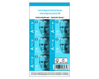 Blister of 10 x 5 self-adhesive sheets with stamps Bpost Europe Tarif 1 Filip. (This item will not count towards your gift or calculation of possible postal charges)
