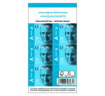 Blister of 10 x 5 self-adhesive sheets with stamps Bpost Europe Tarif 1 Filip. (This item will not count towards your gift or calculation of possible postal charges)