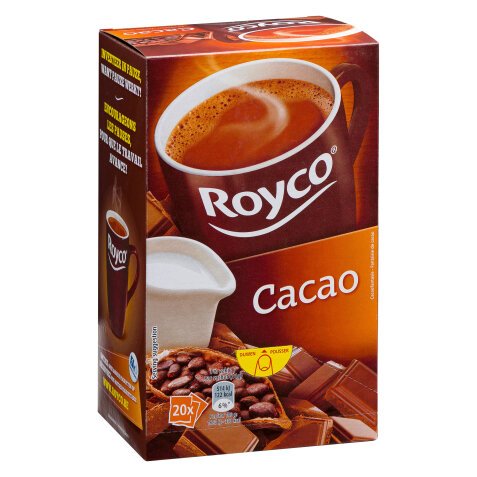 Chocolat Royco Cacao - Boîte de 20 sachets