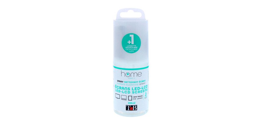 Gel de nettoyage 200ML pour écrans + 1 tissu microfibre (20x20cm)