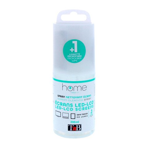Gel de nettoyage 200 ml pour écrans + 1 tissu microfibre TNB