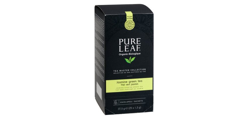 Thé vert Pure Leaf jasmin - Boîte de 25 sachets pyramides