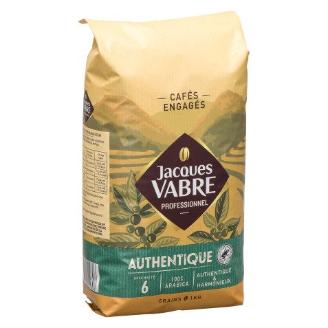 Coffee beans Jacques Vabre Arabica - Pack of 1 kg