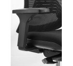 Chaise de bureau IMAX dossier maille - avec ou sans accoudoirs - Mécanisme Synchrone + réglage profondeur d'assise - Pieds aluminium