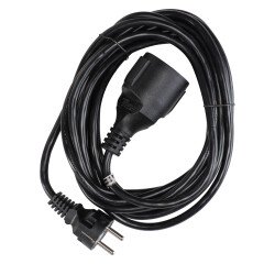 Alargo eléctrico 5m color negro