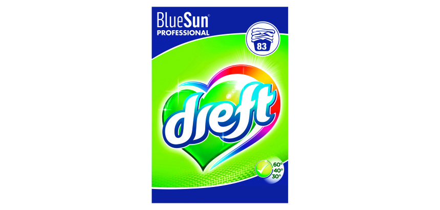 Pulver Dreft Professional - Box mit 83 Dosen