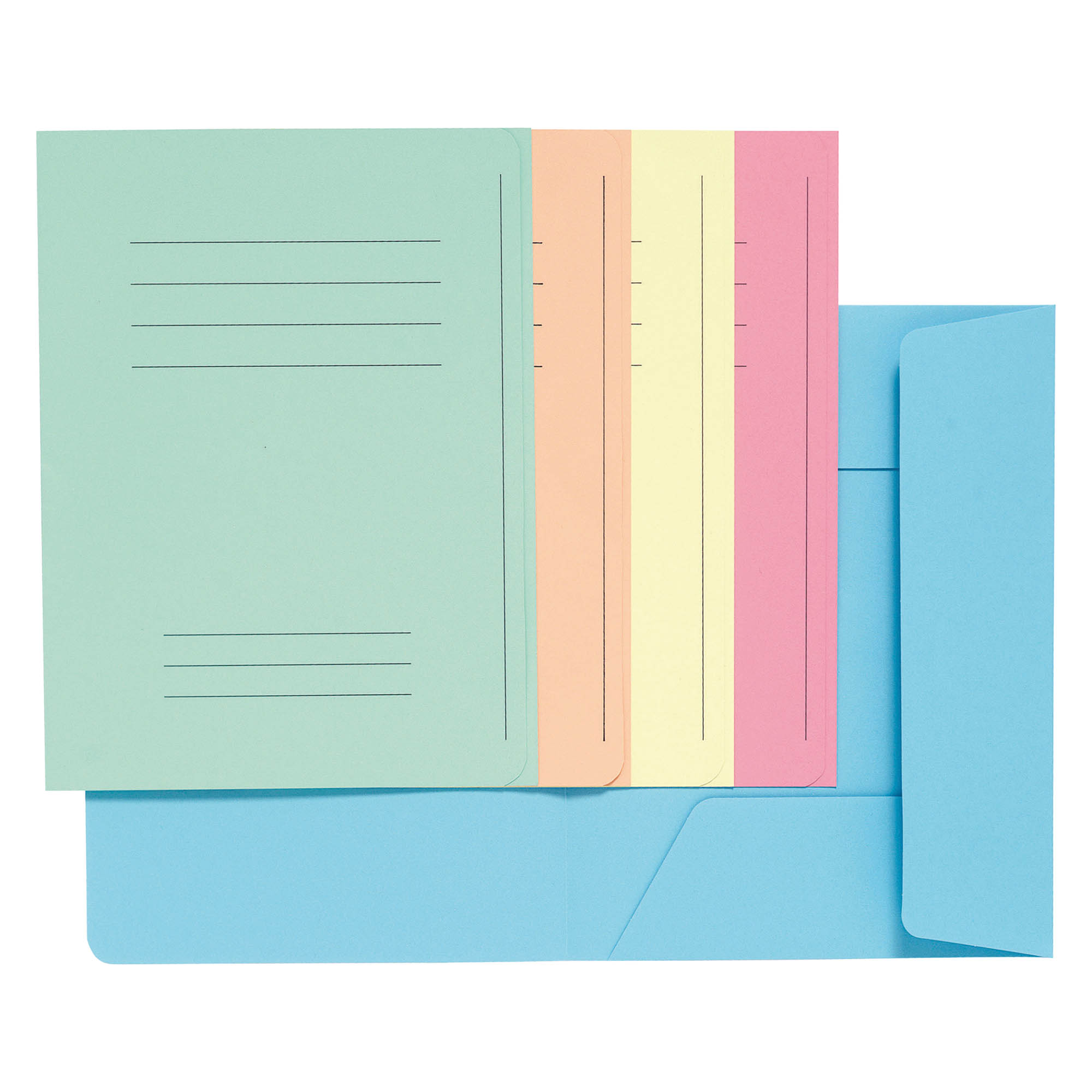 Achetez Chemise 3 Rabats à élastiques En Carte Lustrée 5/10ème 350g Jaune C3416 JAU COUTAL Pas C