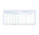 Bloc spiralé Carnet de suivi kilométrique, 29,7 x 14 cm, 50 dupli