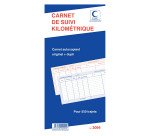 Bloc spiralé Carnet de suivi kilométrique, 29,7 x 14 cm, 50 dupli