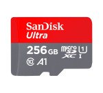 Carte mémoire micro SDHC 256 Go SANDISK avec adaptateur SDHC - classe 10