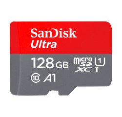 Tarjeta de memoria SanDisk Micro SDHC con adaptador SDHC de 128 GB, clase 10