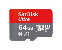 Carte mémoire micro SDHC Sandisk avec adaptateur SDXC 64 Go - classe 10