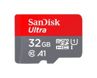 Tarjeta de memoria micro SDHC Sandisk con adaptador SDHC de 32 GB - clase 10