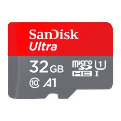 Carte mémoire micro SDHC Sandisk avec adaptateur SDHC 32 Go - classe 10