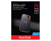 Disco duro SSD externo Sandisk Extreme Pro de 500 GB, USB 3.2 (USB-C), color negro