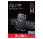 Sandisk Extreme Pro disque SSD externe 500 Go - Usb 3.2 (USB-C) Noir