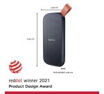 Sandisk Extreme disque SSD externe 1 To - Usb C Noir