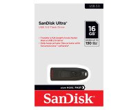 Memoria USB Sandisk  Ultra 16GB USB 3.0 (USB-A) Negro