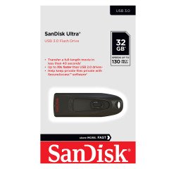 Sandisk USB-Stick Ultra 32 GB USB 3.0 (USB-A) Schwarz