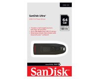 Memoria USB-A 3.0 SanDisk Ultra de 64 GB