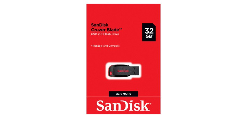 USB-sleutel USB 2.0 Cruzer Blade 32 GB