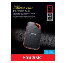 DIsco duro SSD externo Sandisk Extreme Pro de 1 TB - USB 3.2 (USB-C) Negro