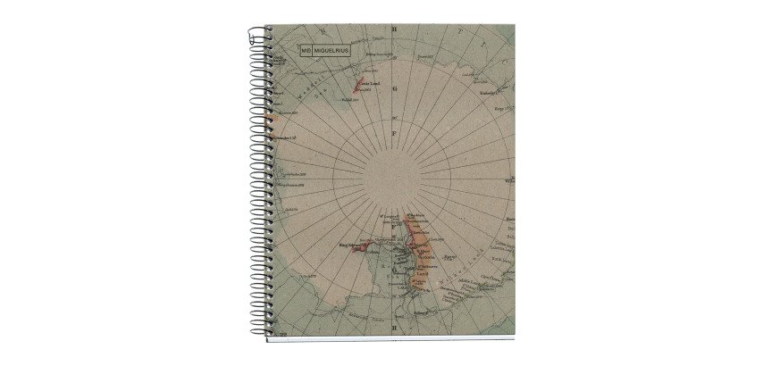Cuaderno reciclado A5 cuadrícula 80 hojas Ecomaps Miquelrius