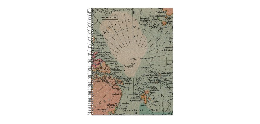 Cuaderno reciclado A4 cuadrícula 80 hojas Ecomaps Miquelrius