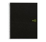 Cuaderno de polipropileno reciclado A4 120 hojas Miquelrius Negro
